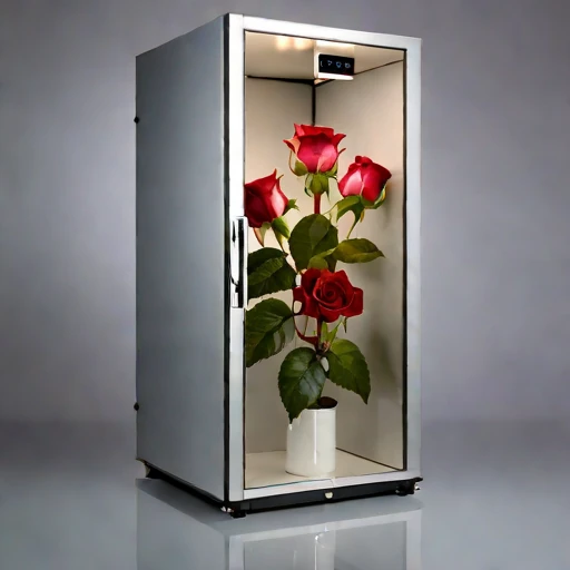 A candle-ice ripening vault, photographed against a plain background