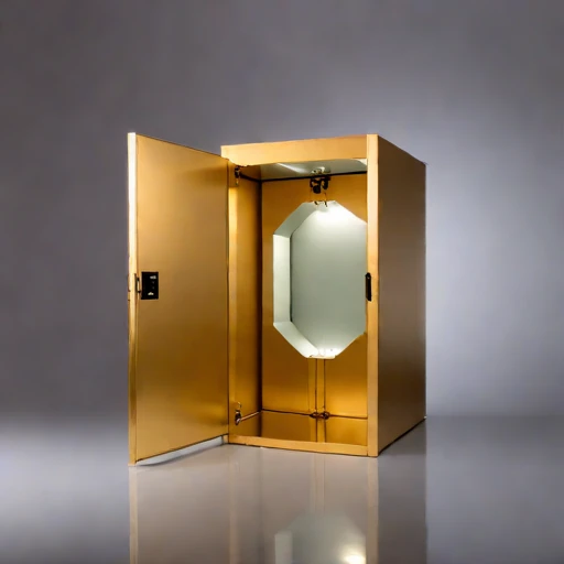 A candle-ice ripening vault, photographed against a plain background