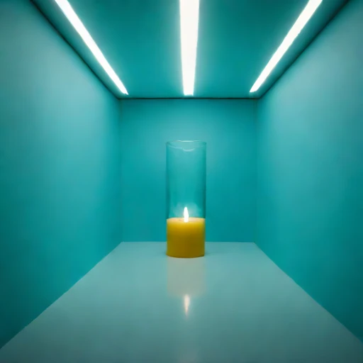 A candle-ice ripening vault, photographed against a plain background
