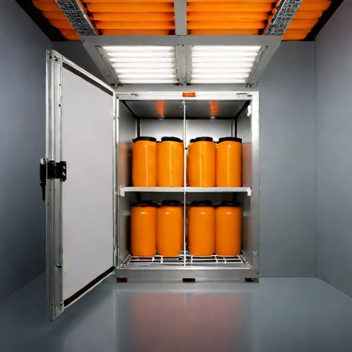A candle-ice ripening vault, photographed against a plain background