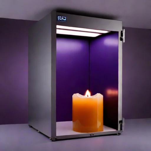 A candle-ice ripening vault, photographed against a plain background