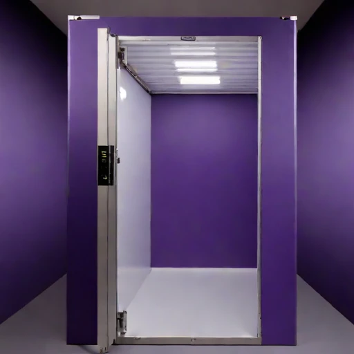 A candle-ice ripening vault, photographed against a plain background