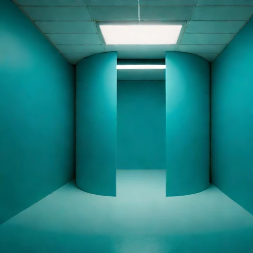 A candle-ice ripening vault, photographed against a plain background