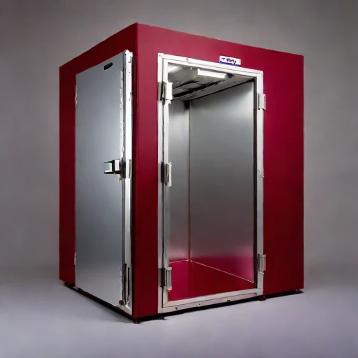 A candle-ice ripening vault, photographed against a plain background