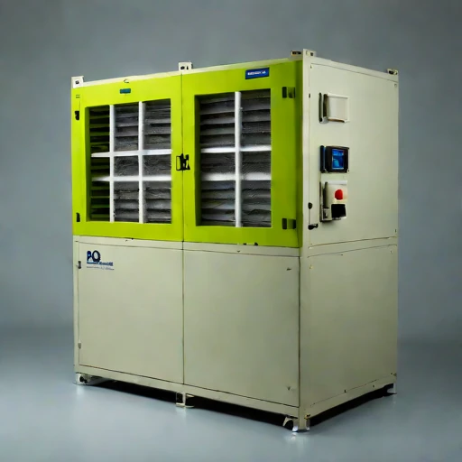 A conidial-load filter bank, photographed against a plain background