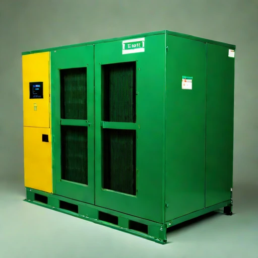 A conidial-load filter bank, photographed against a plain background