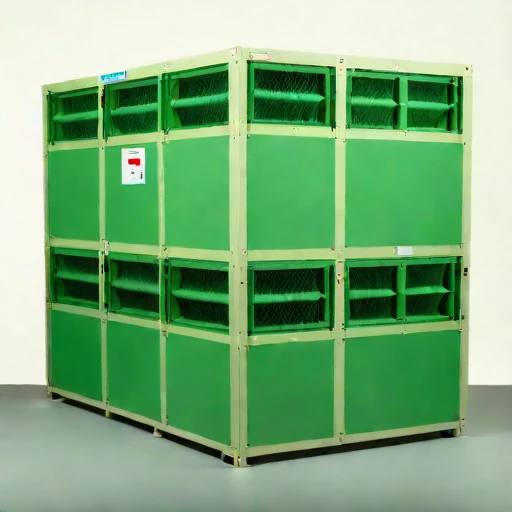 A conidial-load filter bank, photographed against a plain background