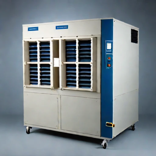 A conidial-load filter bank, photographed against a plain background