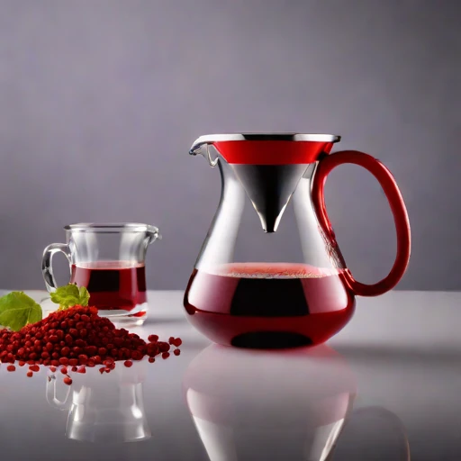 A chemocline layering pitcher, photographed against a plain background