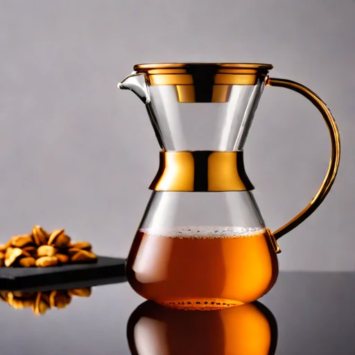 A chemocline layering pitcher, photographed against a plain background