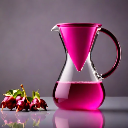 A chemocline layering pitcher, photographed against a plain background
