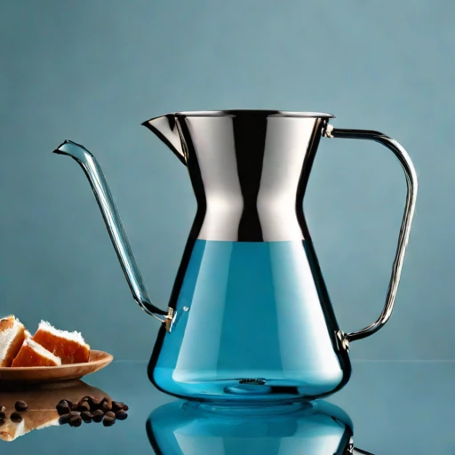 A chemocline layering pitcher, photographed against a plain background