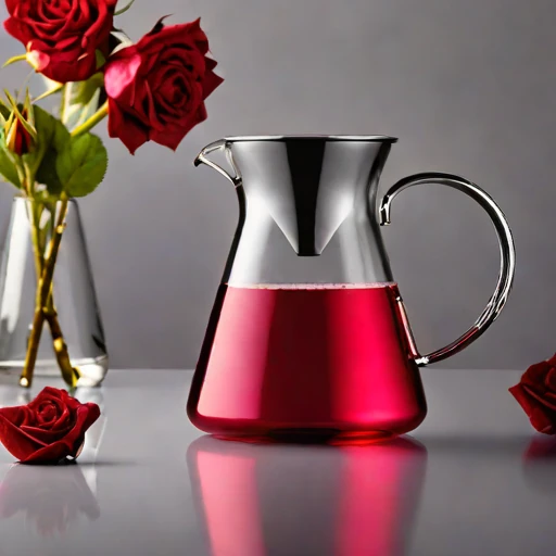 A chemocline layering pitcher, photographed against a plain background