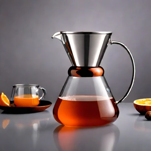 A chemocline layering pitcher, photographed against a plain background