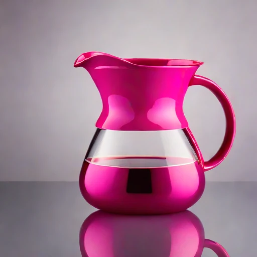 A chemocline layering pitcher, photographed against a plain background