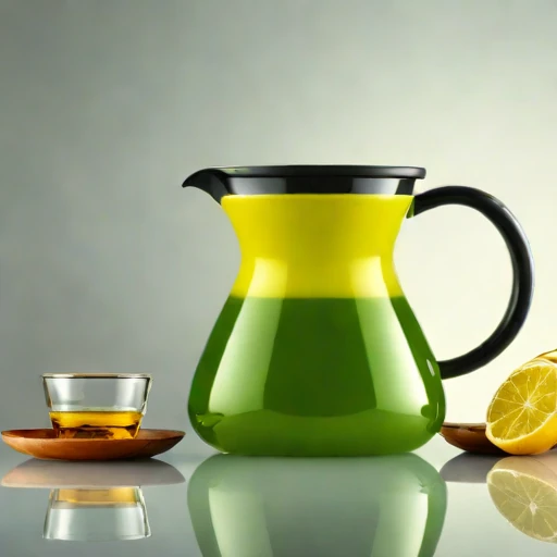 A chemocline layering pitcher, photographed against a plain background