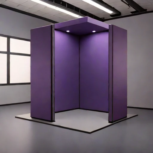 A compacted-loess speech room, photographed against a plain background
