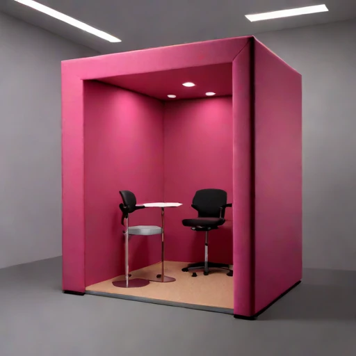 A compacted-loess speech room, photographed against a plain background