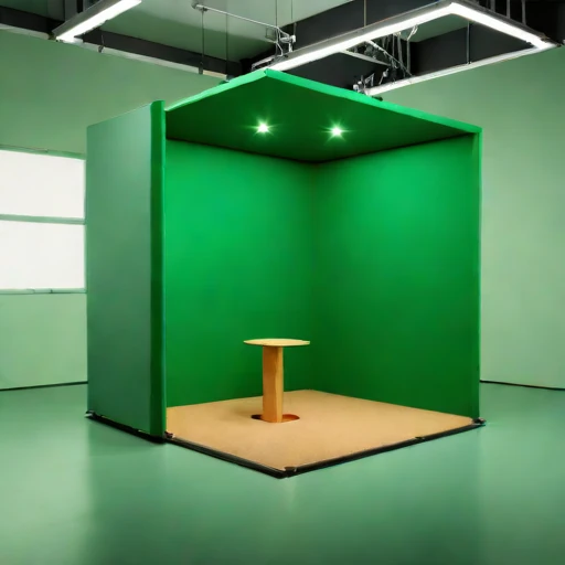 A compacted-loess speech room, photographed against a plain background