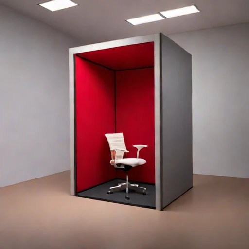 A compacted-loess speech room, photographed against a plain background
