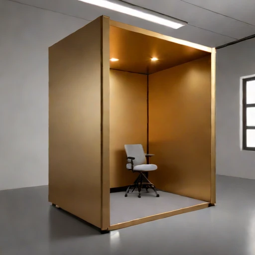 A compacted-loess speech room, photographed against a plain background