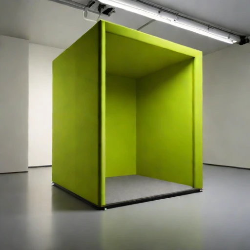 A compacted-loess speech room, photographed against a plain background