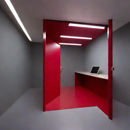 A convergence-monitored office suite, photographed against a plain background