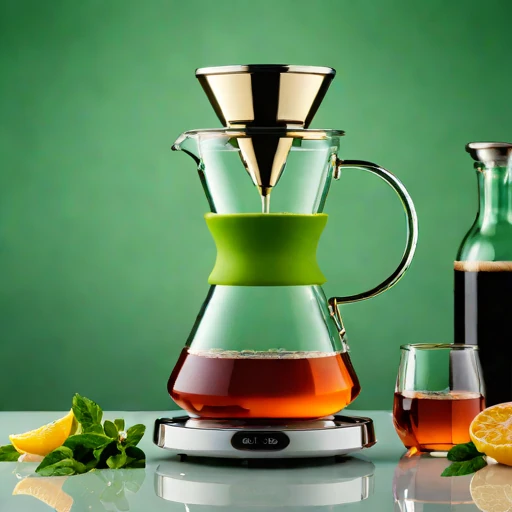 A dacite-chilled decanting stand, photographed against a plain background