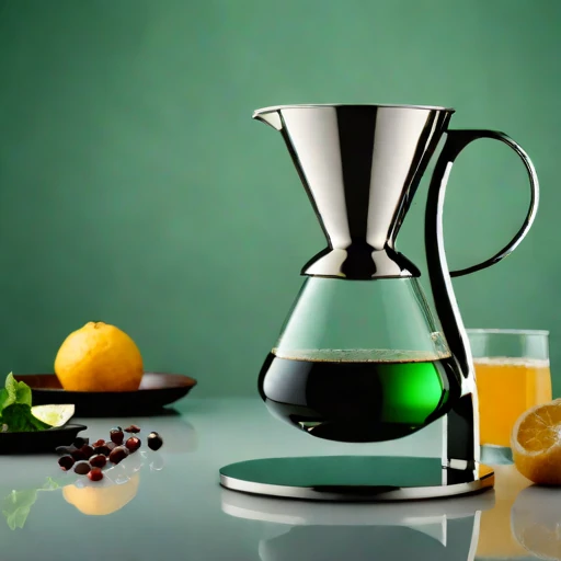 A dacite-chilled decanting stand, photographed against a plain background