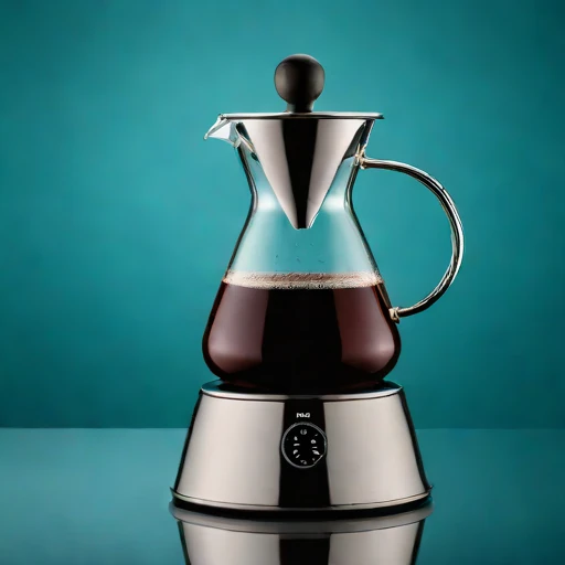 A dacite-chilled decanting stand, photographed against a plain background
