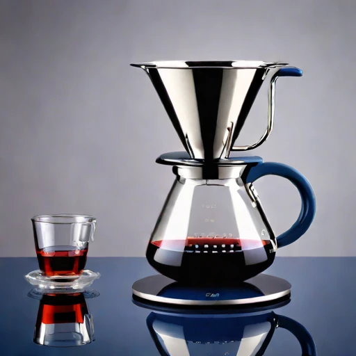 A dacite-chilled decanting stand, photographed against a plain background