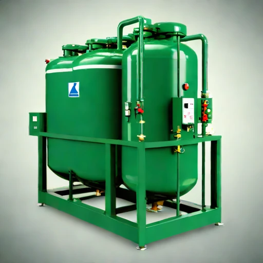 A directional-freeze brine separator, photographed against a plain background