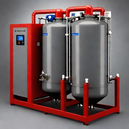 A directional-freeze brine separator, photographed against a plain background