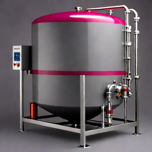 A directional-freeze brine separator, photographed against a plain background