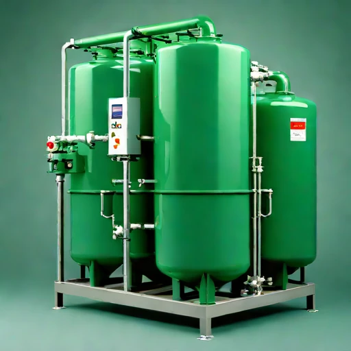 A directional-freeze brine separator, photographed against a plain background