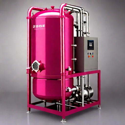 A directional-freeze brine separator, photographed against a plain background