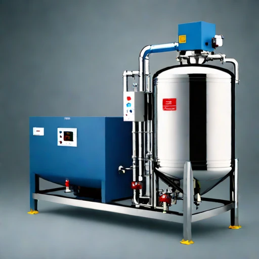 A directional-freeze brine separator, photographed against a plain background