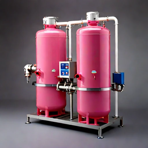 A directional-freeze brine separator, photographed against a plain background