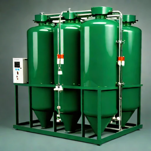 A directional-freeze brine separator, photographed against a plain background