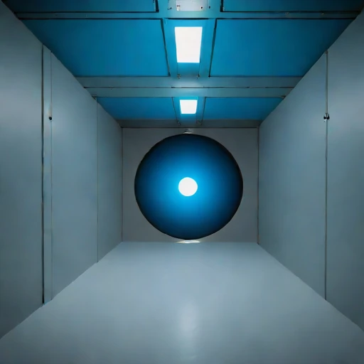 A drift-level machine gallery, photographed against a plain background