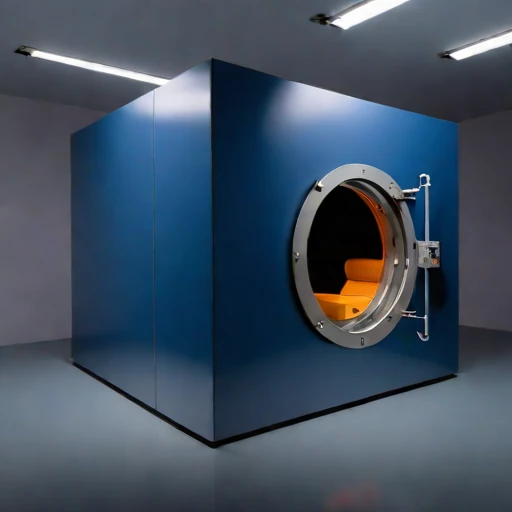 A drift-level machine gallery, photographed against a plain background