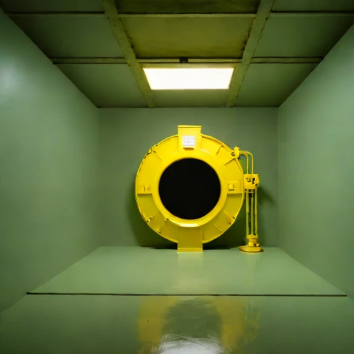 A drift-level machine gallery, photographed against a plain background
