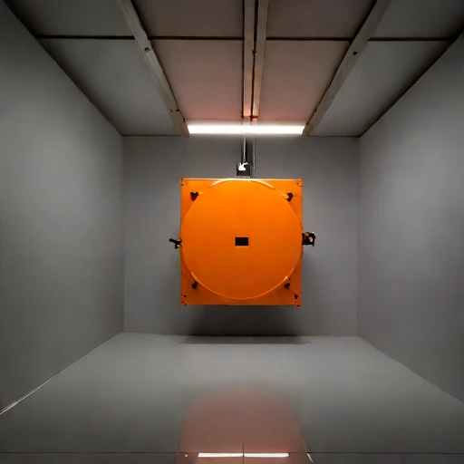A drift-level machine gallery, photographed against a plain background