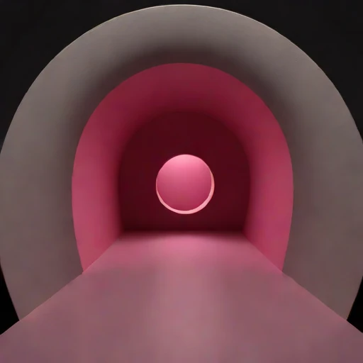 A drift-level machine gallery, photographed against a plain background
