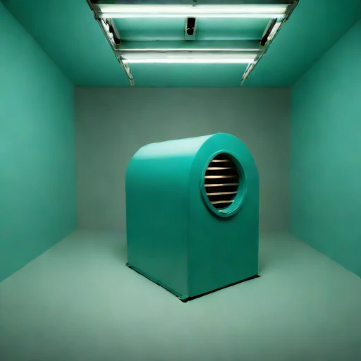 A drift-level machine gallery, photographed against a plain background