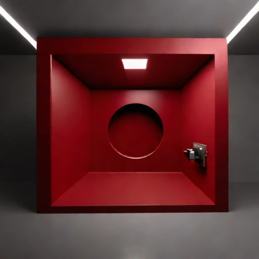 A drift-level machine gallery, photographed against a plain background