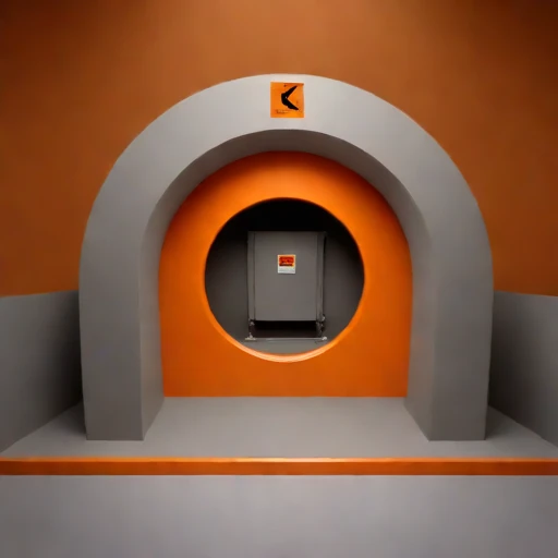 A drift-level machine gallery, photographed against a plain background