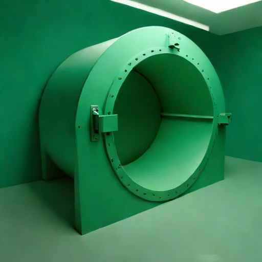 A drift-level machine gallery, photographed against a plain background