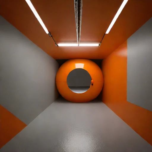A drift-level machine gallery, photographed against a plain background