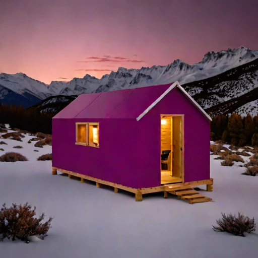 A duricrust-pad desert camp, photographed against a plain background
